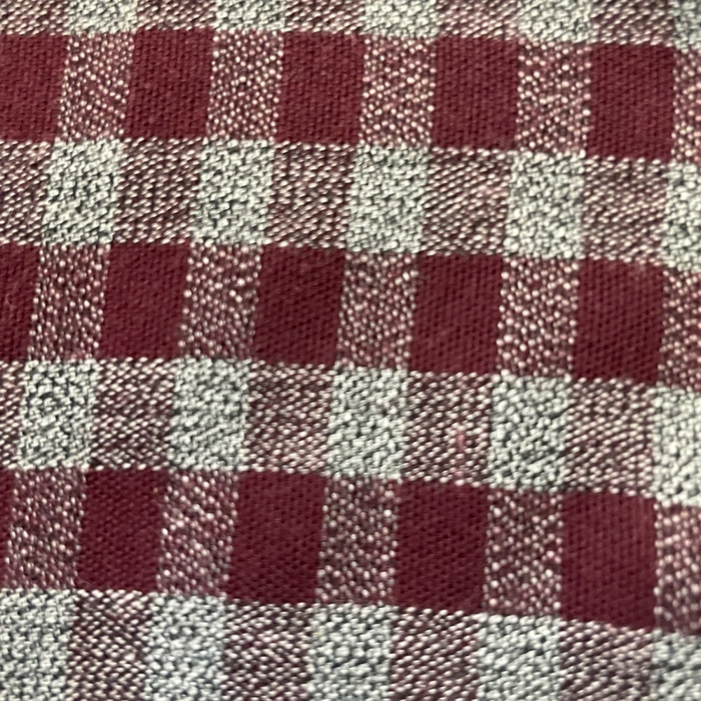 American Rag men’s long sleeve button up shirt purple & gray checks size Large - Picture 7 of 11